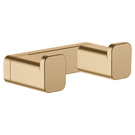 hansgrohe-addstoris-brushed-bronze-wall-mounted-double-towel-hook-