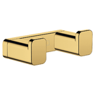 hansgrohe-addstoris-polished-gold-wall-mounted-double-towel-hook-