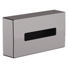 hansgrohe-addstoris-brushed-black-chrome-wall-mounted-tissue-box-