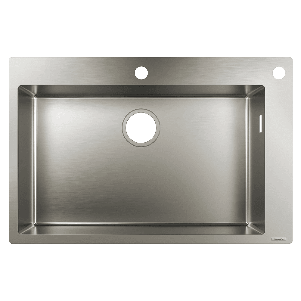 Hansgrohe S712-F660 1.0 Bowl Stainless Steel Inset Kitchen Sink 43308800