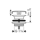 hansgrohe-brushed-bronze-basin-waste-set-