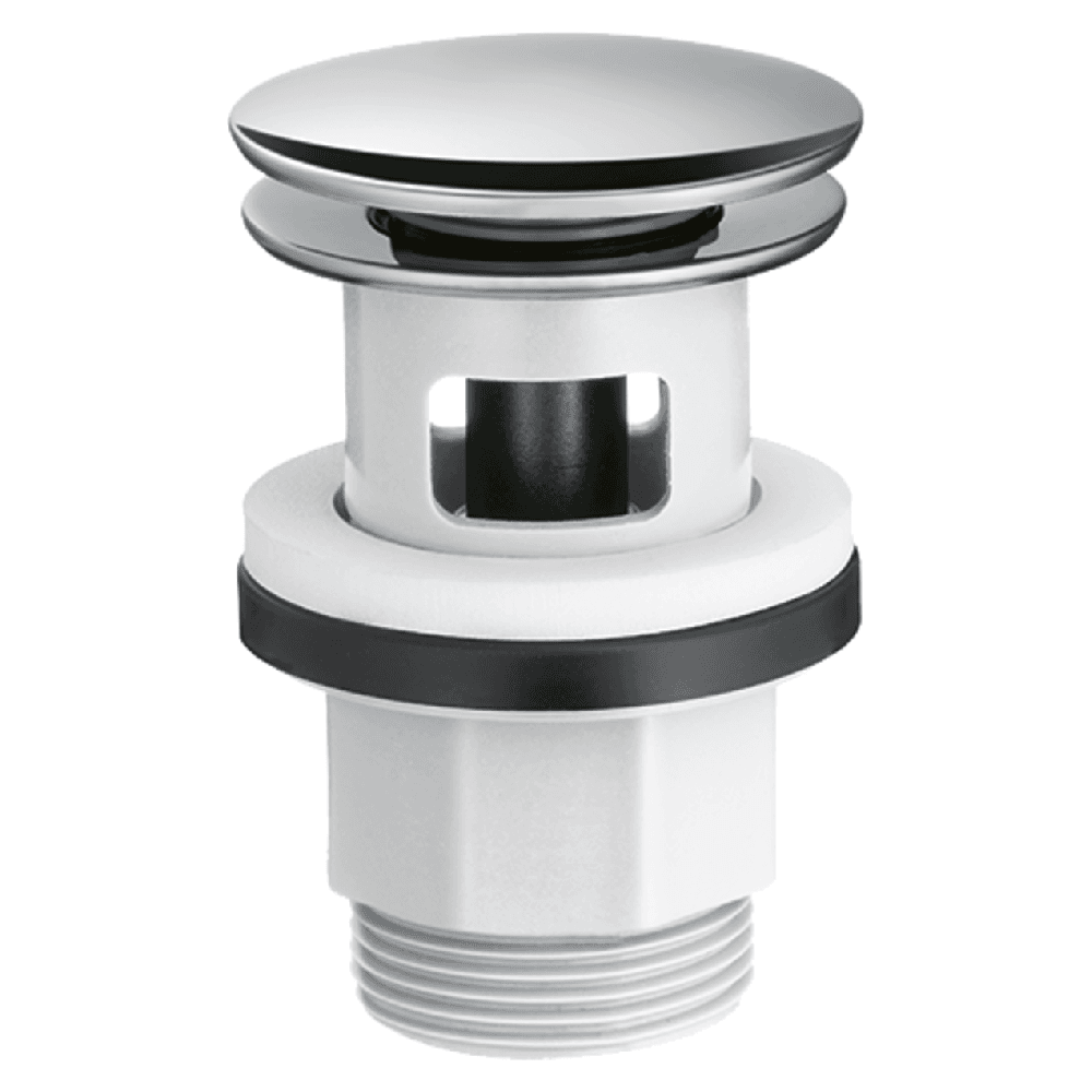 Hansgrohe Chrome Plastic Push Open Basin Waste Set