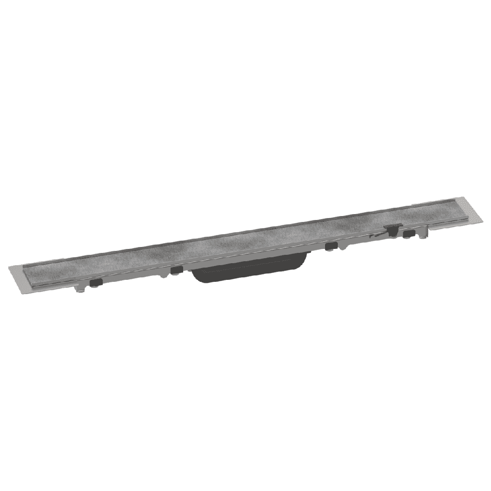 Hansgrohe RainDrain Rock 700 Stainless Steel Tileable Resizable Shower Drain