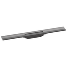 hansgrohe-raindrain-flex-700-brushed-black-chrome-cuttable-wall-mounted-shower-drain-finish-set-
