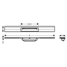 hansgrohe-raindrain-flex-1000-brushed-black-chrome-cuttable-wall-mounted-shower-drain-finish-set-