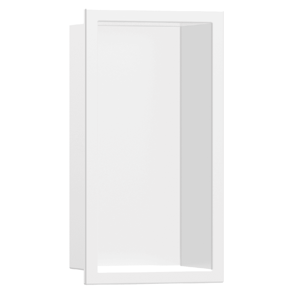 Hansgrohe XtraStoris Original Matt Black 300x150mm Wall Niche with Integrated Frame