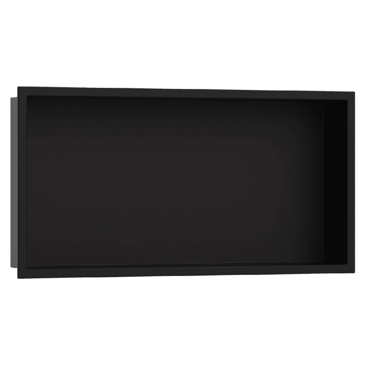 hansgrohe-xtrastoris-original-600-matt-black-framed-wall-niche-