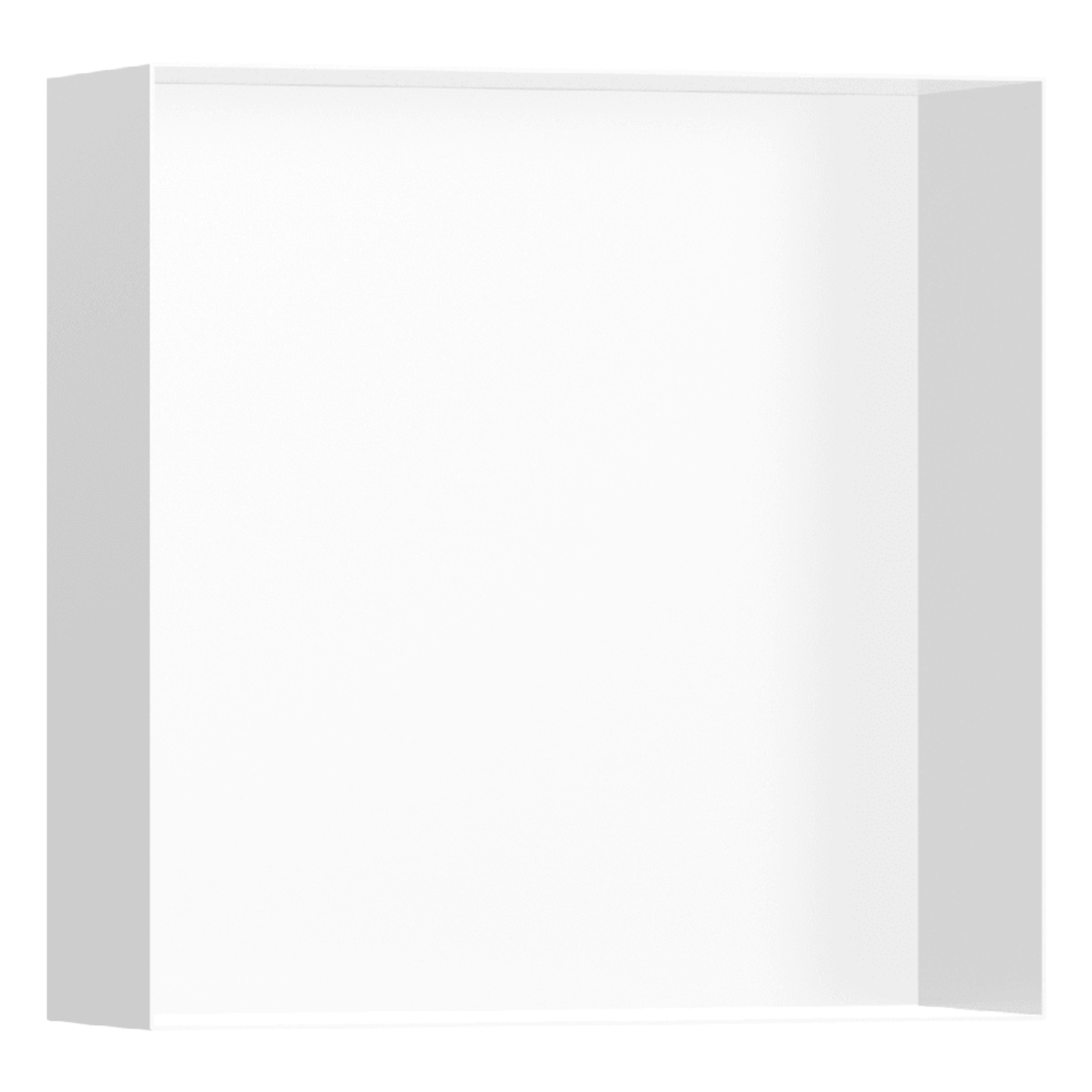Hansgrohe XtraStoris Minimalistic Frameless Wall Niche with Open Frame 300x300mm