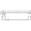 hansgrohe-addstoris-chrome-bath-towel-rail-