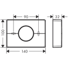 hansgrohe-addstoris-chrome-sanitary-bag-dispenser-