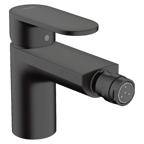 Hansgrohe Vernis Blend Matt Black Bidet Mixer Tap & Pop-up Waste