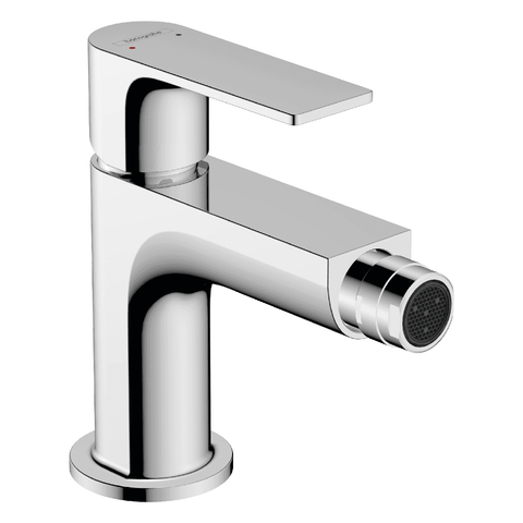 Hansgrohe Rebris E Chrome Bidet Mixer Tap & Metal Pop-up Waste