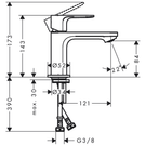 hansgrohe-rebris-s-chrome-single-lever-basin-mixer-tap-80-