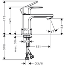 hansgrohe-rebris-e-matt-black-single-lever-basin-mixer-tap-80-