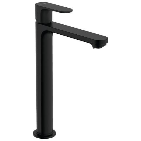 Hansgrohe Rebris S Single Lever Basin Mixer Tap 240 CoolStart EcoSmart Plus with Pop-up Waste