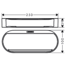 hansgrohe-wallstoris-250-x-39-matt-white-storage-basket-