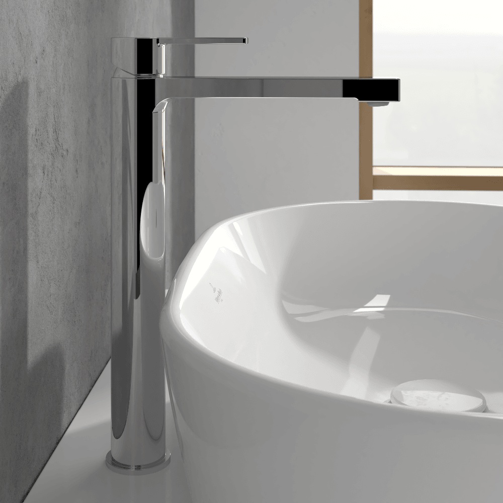 Villeroy & Boch Architectura Chrome Tall Single-lever basin mixer - inc PUW