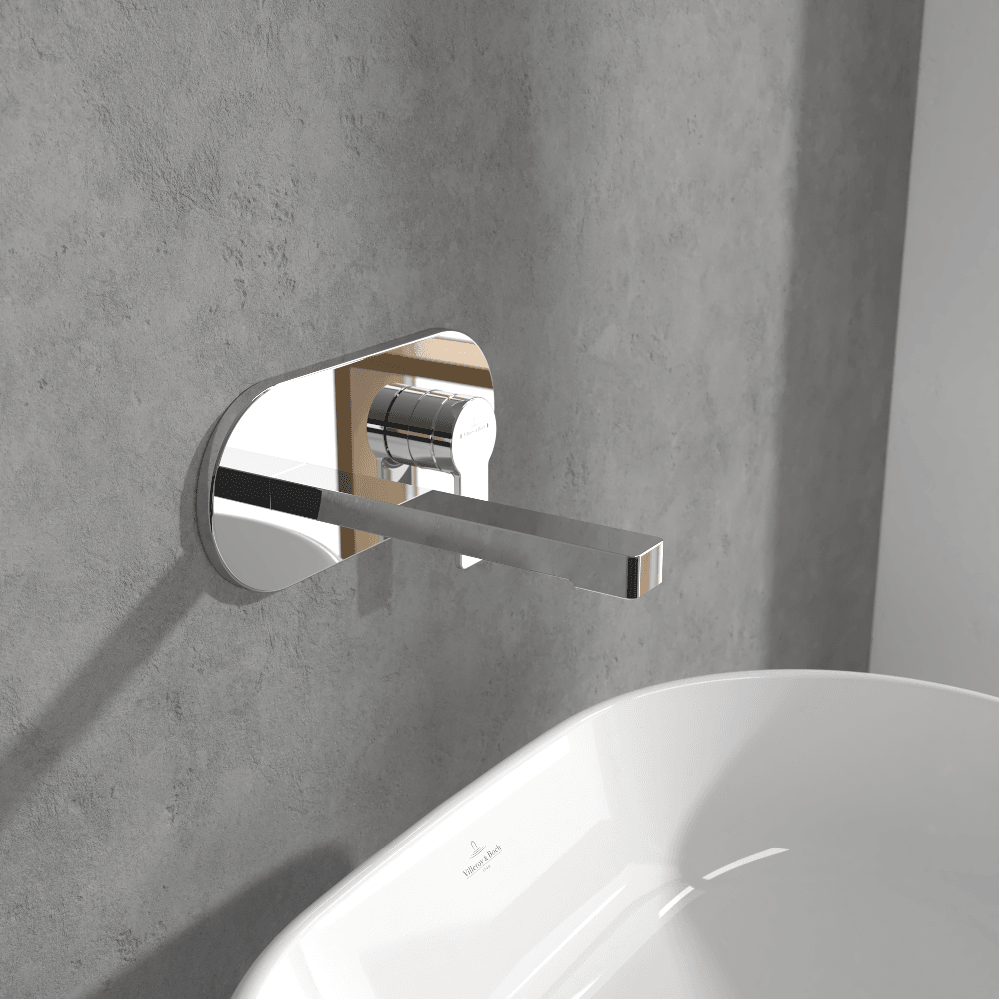Villeroy & Boch Architectura Chrome Wall Mounted Single-lever basin mixer