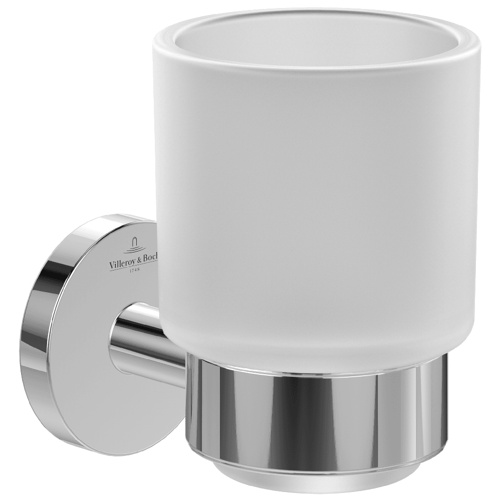 Villeroy & Boch Elements Tender Frosted Glass Wall Mounted Tumbler Holder