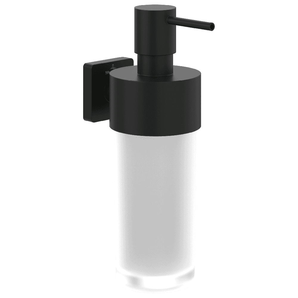 Villeroy & Boch Elements Striking Wall Mounted Soap Dispenser with Frosted Glass