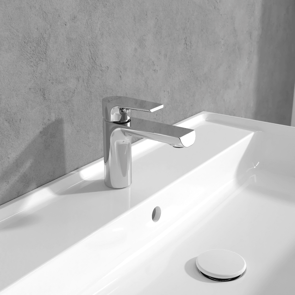 Villeroy & Boch Liberty Chrome Single Lever Basin mixer inc PUW TVW10700100061