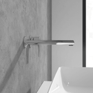 villeroy--boch-liberty-chrome-wall-mounted-single-lever-basin-mixer-195mm-spout-no-waste-