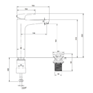 villeroy--boch-onovo-start-chrome-tall-single-lever-basin-mixer-with-push-down-waste-