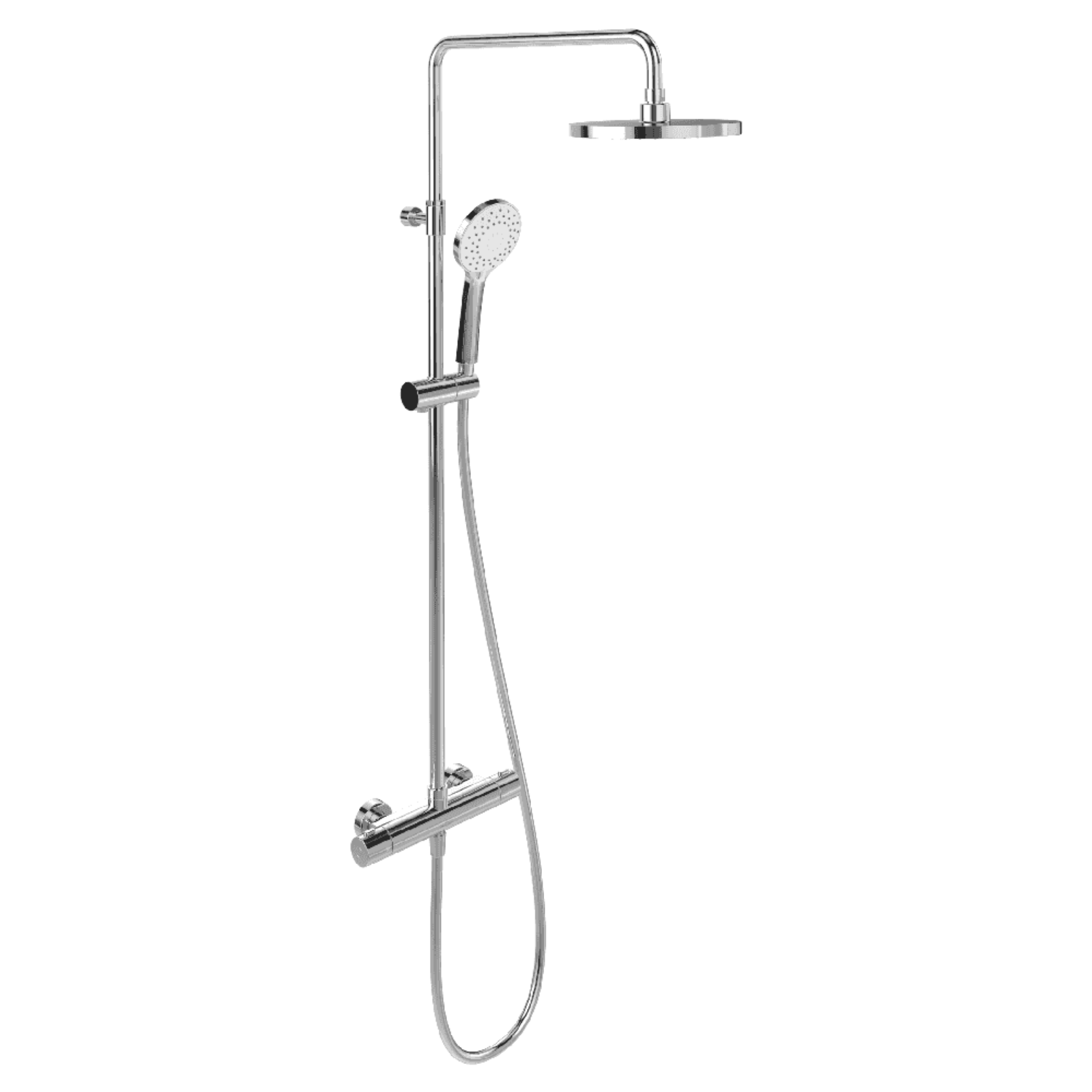 Villeroy & Boch Universal Exposed Dual Shower System 200mm Diameter Fixed Head