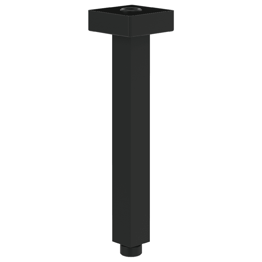 Villeroy & Boch Universal Square Ceiling Mounted Shower Arm Chrome and Matt Black Options