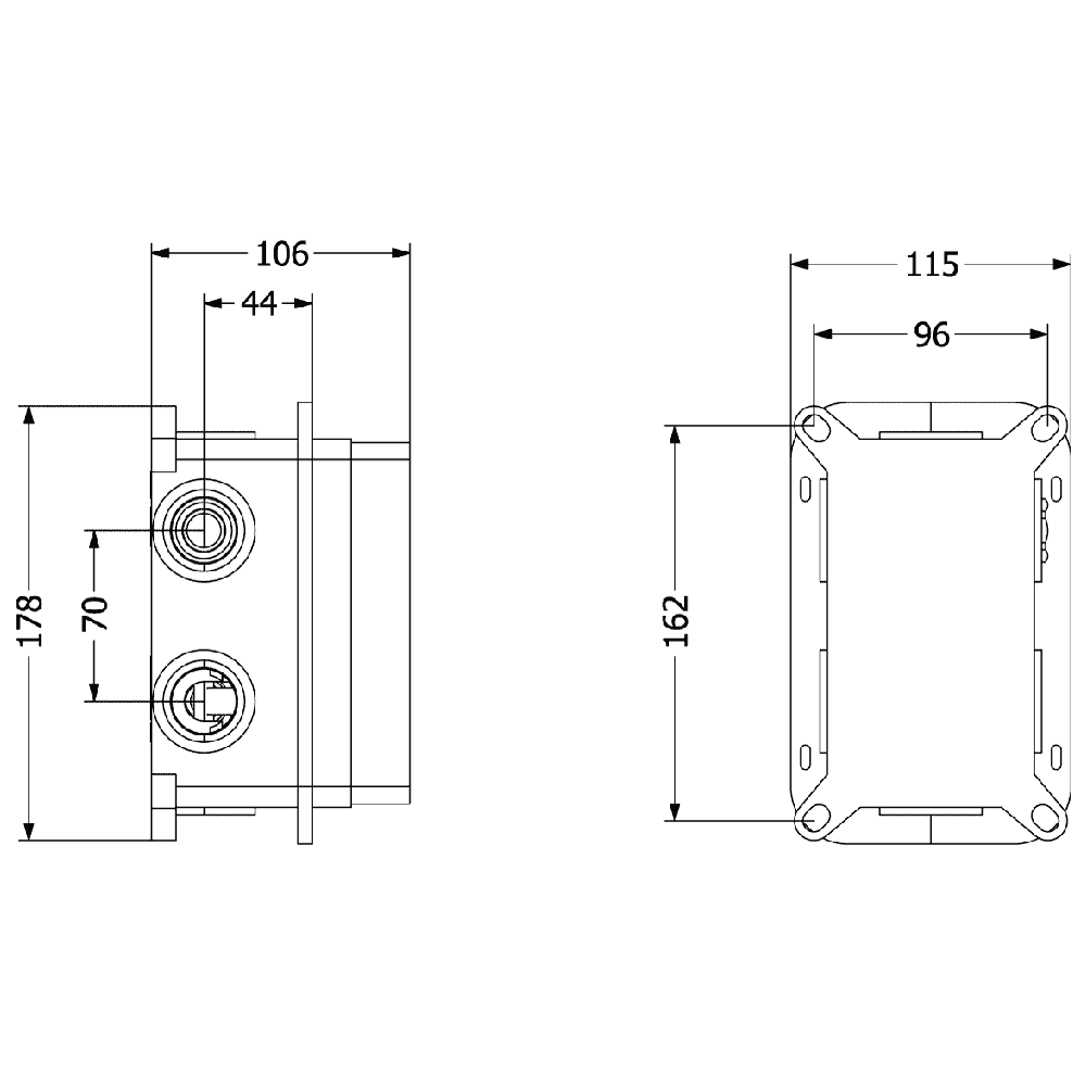 Villeroy & Boch Square Complete Shower Set with Modern Design and Premium Quality