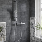 villeroy--boch-chrome-thermostatic-square-verve-shower-mixer-set-
