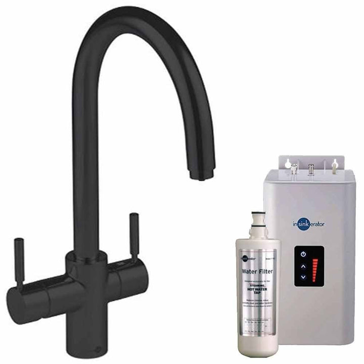 insinkerator-black-velvet-j-spout-3in1-boiling-hot-water-kitchen-tap-with-neo-tank-