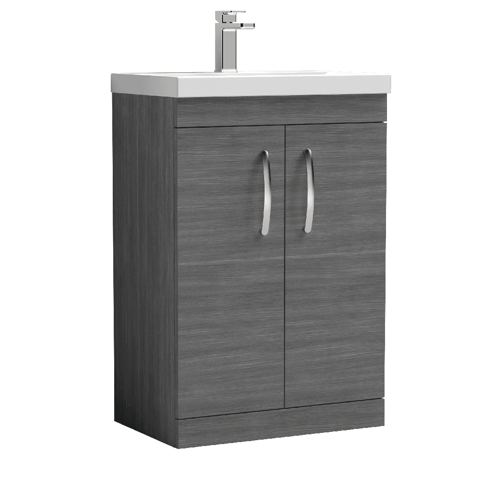 Nuie Athena Floor Standing Cabinet and Basin Vanity Unit
