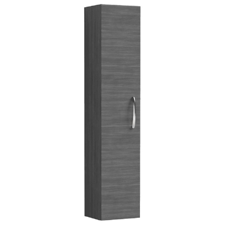 nuie-athena-anthracite-woodgrain-300mm-tall-cabinet-single-door---mod561-