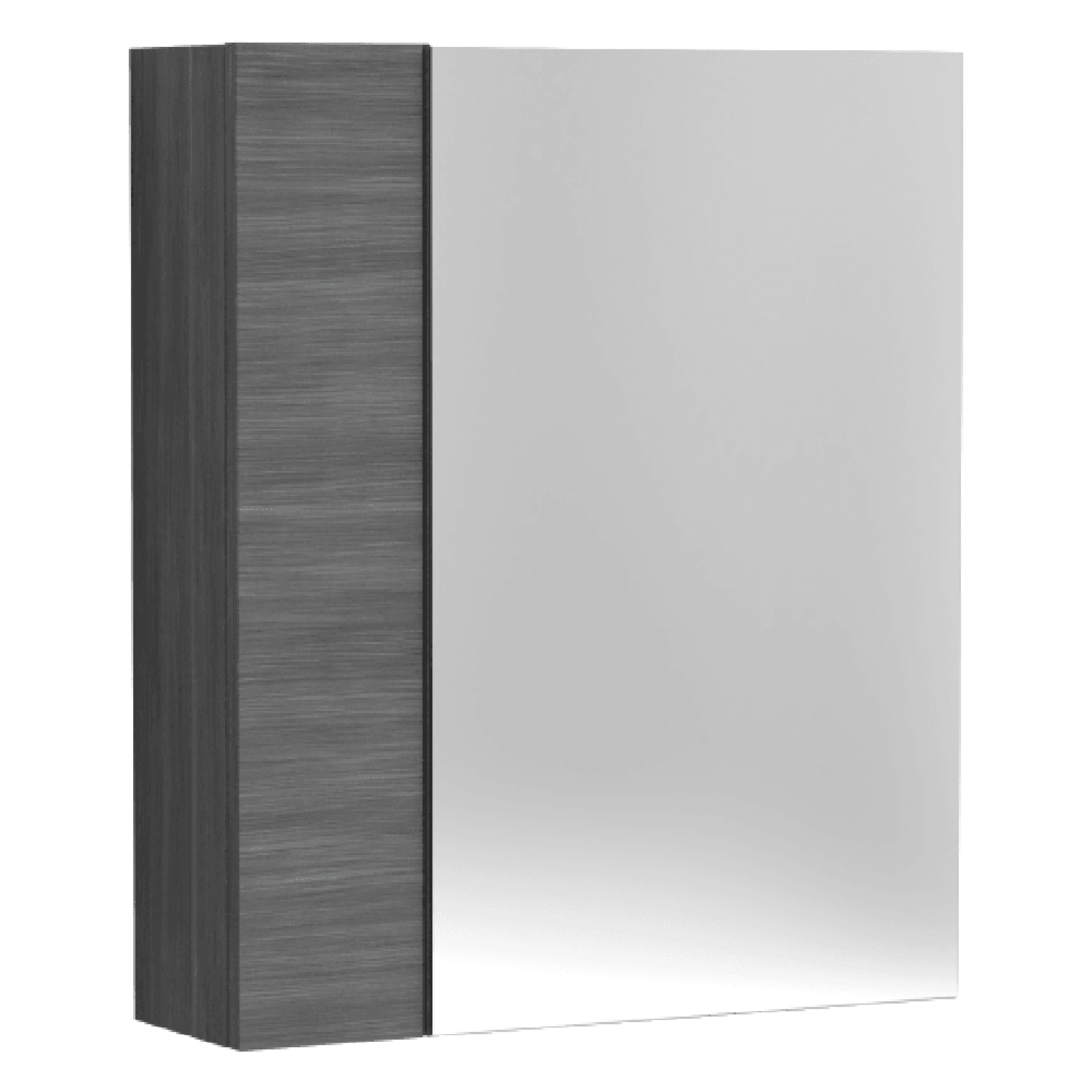 Gloss 600mm 75/25 Mirror Unit by Hudson Reed and Nuie Athena Collection