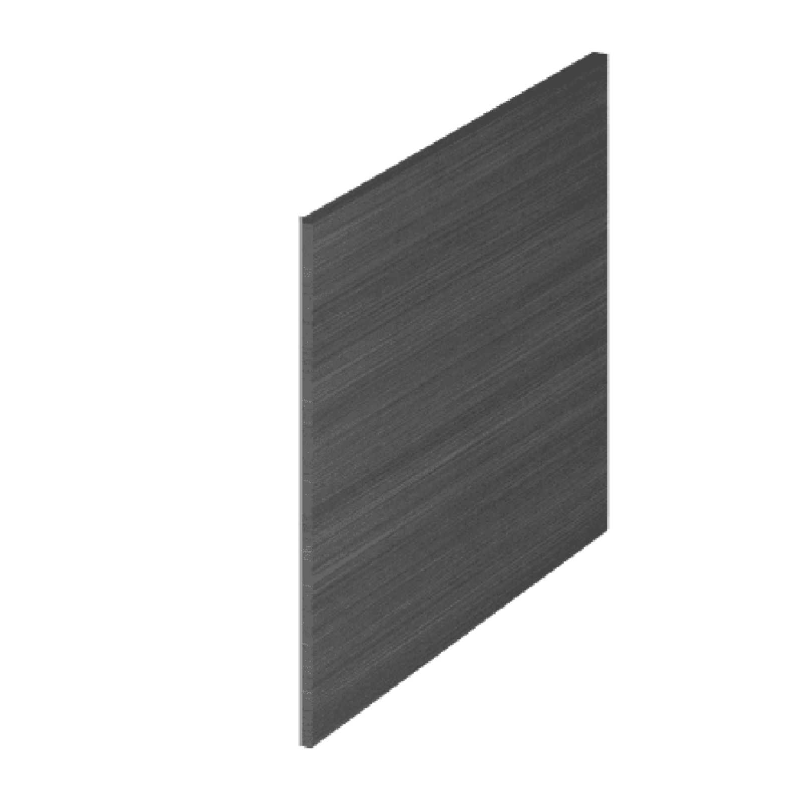 Hudson Reed Fusion Anthracite Woodgrain 700mm Shower Bath End Panel - OFF579