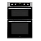 caple-595cm-classic-electric-stainless-steel-and-black-glass-double-oven-c3246-