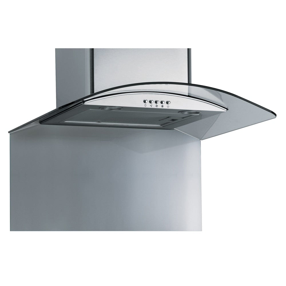 Caple 90cm Curved Stainless Steel Splashback CSBCURVE905