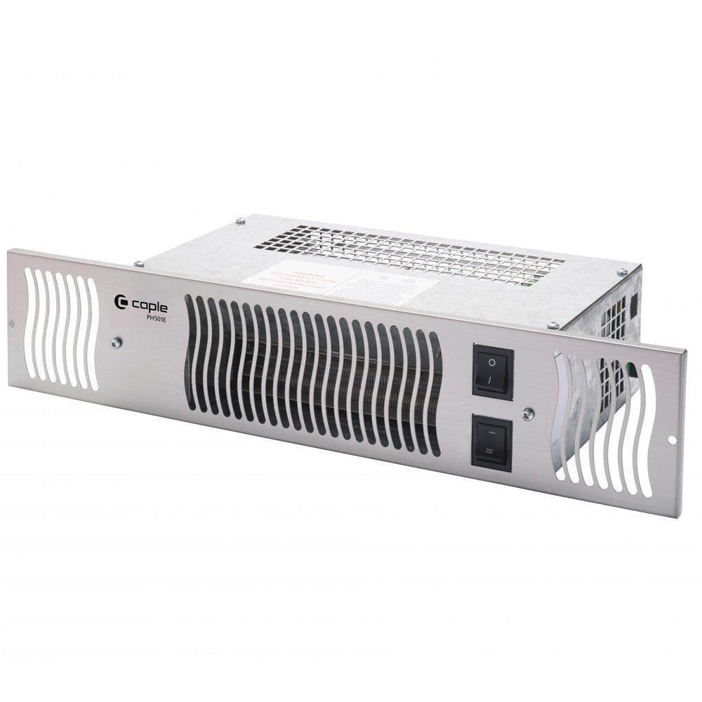 Caple 500mm Plinth Heater Stainless Steel Grille 2 Speed Low Noise PH501E