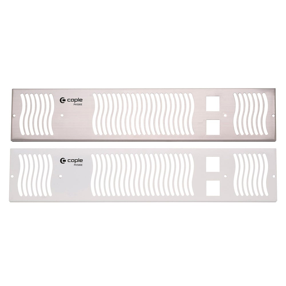 Caple 500mm Plinth Heater Stainless Steel Grille 2 Speed Low Noise PH501E