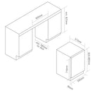 caple-595cm-undercounter-dual-zone-wine-cabinet-wi6150-