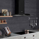 caple-695cm-black-glass-wall-chimney-hood-cgc711bk-