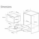 caple-14cm-black-glass-warming-drawer-wd140clbk-