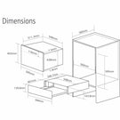 caple-14cm-gunmetal-warming-drawer-wd140gm-