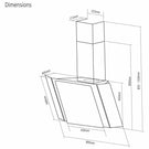 caple-90cm-black-glass-and-gunmetal-wall-chimney-hood-zel900-
