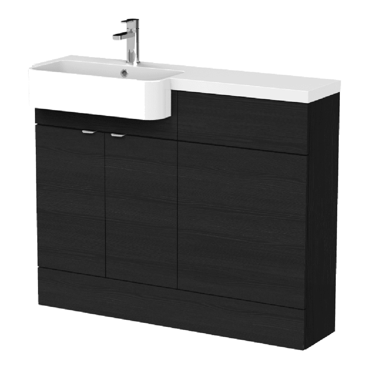 hudson-reed-fusion-charcoal-black-1100mm-combination-unit--lh-semi-recessed-basin-cbi646-