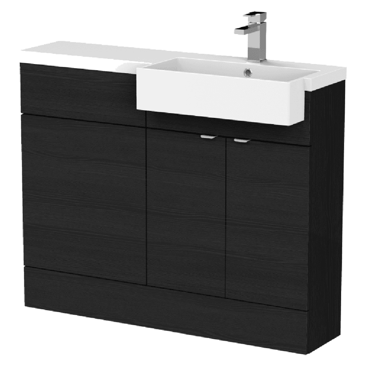 hudson-reed-fusion-charcoal-black-1100mm-combination-unit--rh-semi-recessed-basin-