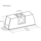caple-stainless-steel-850mm-storm-built-under-hood-
