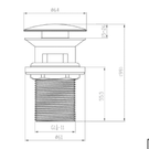 villeroy--boch-chrome-push-to-open-basin-waste-