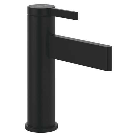 Villeroy & Boch Dawn Slim Single-Lever Basin Mixer with No Waste, Matt Black, Brushed Nickel, Chrome Options